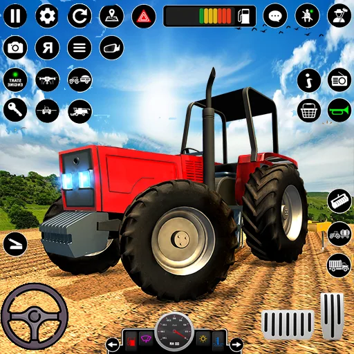 Real Tractor Farm Harvesting icon