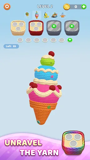Yarn Fever! Unravel Puzzle screenshot 1
