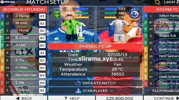 FTS 22 Mod Liga Indonesia screenshot 5