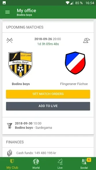 Hattrick Football Manager Game screenshot 6