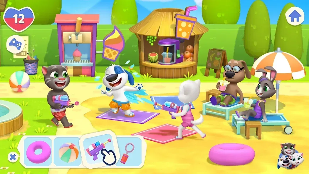 My Talking Tom Friends 2 screenshot 1