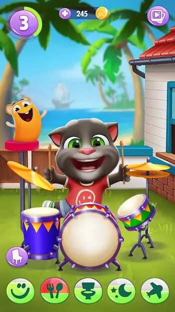 Meu Talking Tom 2 screenshot 2