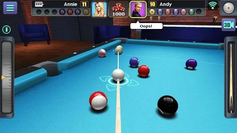 3D Pool Ball Mod screenshot 1