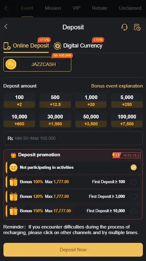Golds Bet screenshot 5