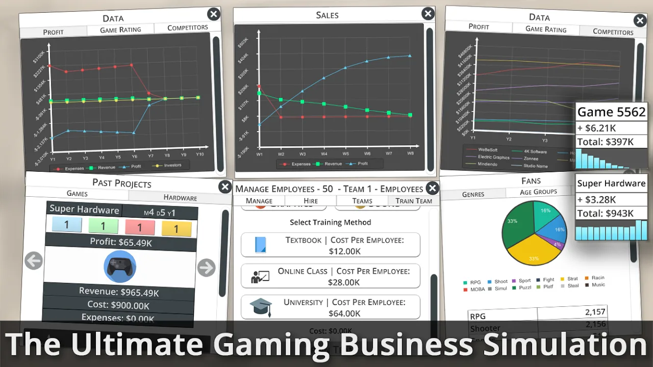Game Studio Tycoon 3 screenshot 1