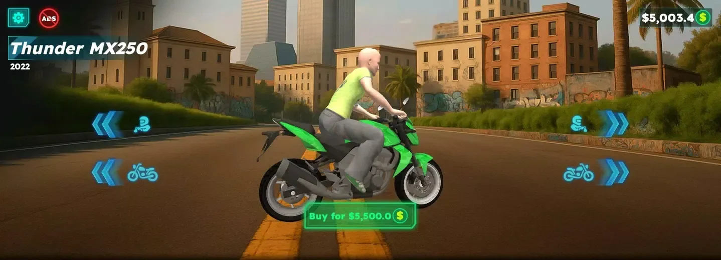 Wheelie Master: Moto Ride 3D screenshot 4