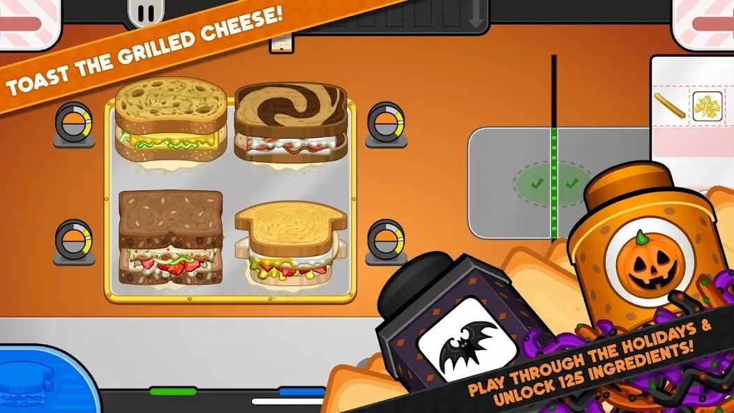 Papa's Cheeseria To Go! screenshot 4