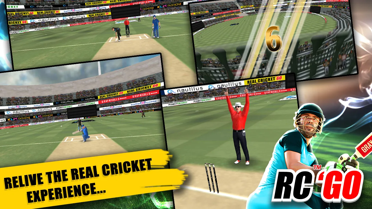 Real Cricket" GO screenshot 4