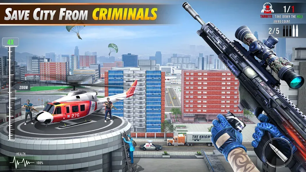 Sniper Games Offline Shooting screenshot 2