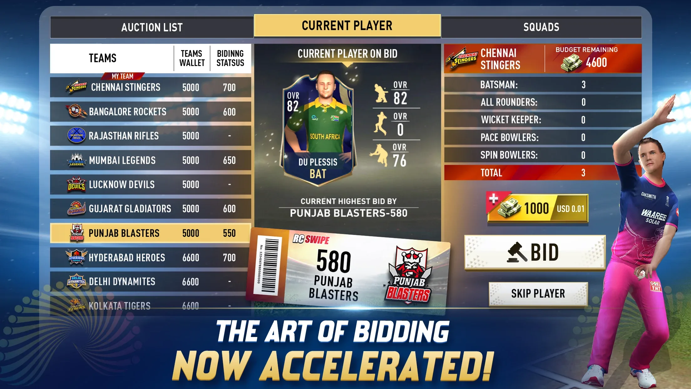 Real Cricket Swipe screenshot 2