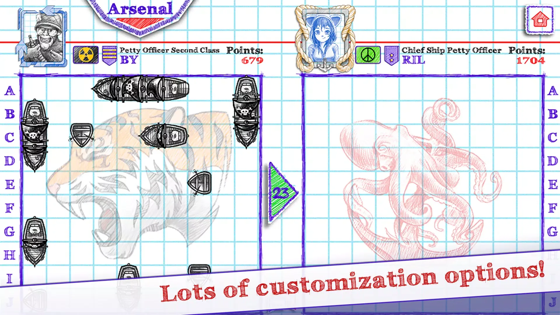 Sea battle 2: Warship Online screenshot 2