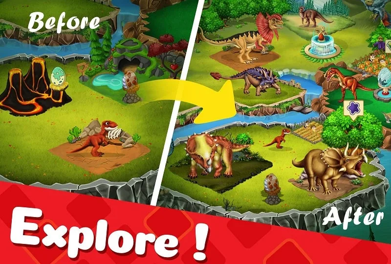 Dino World - Jurassic Dinosaur screenshot 2
