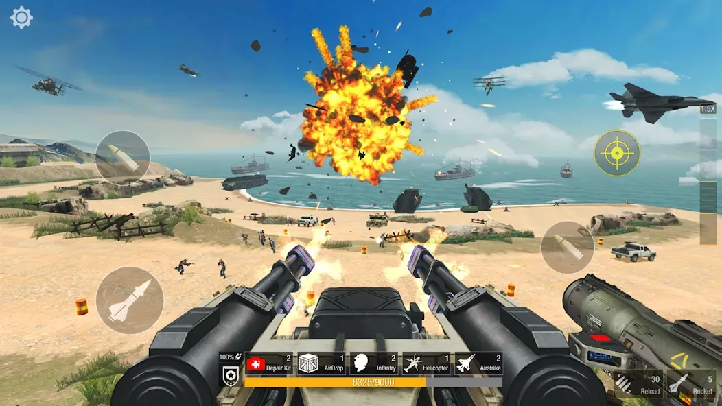 World War: Army Battle FPS 3D screenshot 3