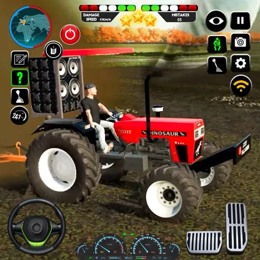Indian Tractor Tochan Game 3D icon