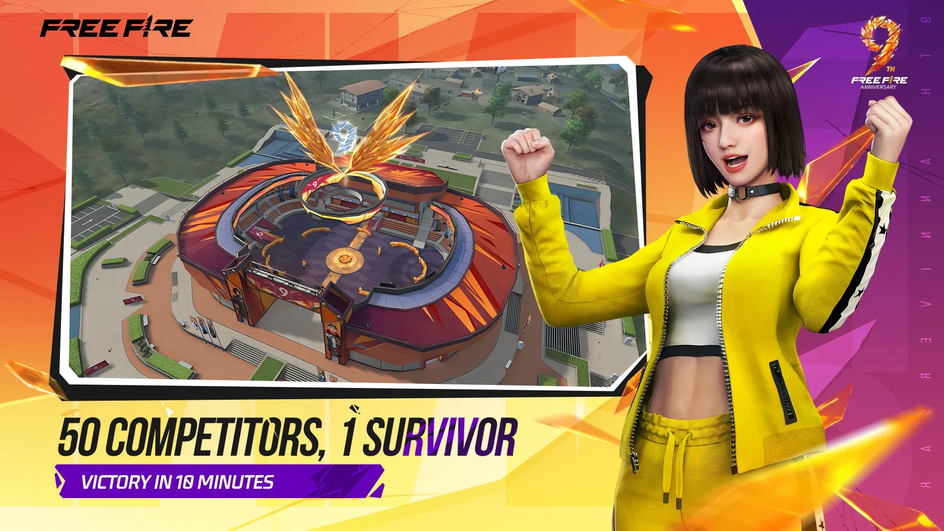 Free Fire: 9th Anniversary screenshot 1