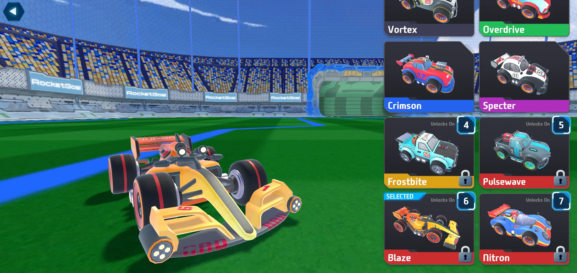 RocketGoal.io screenshot 2