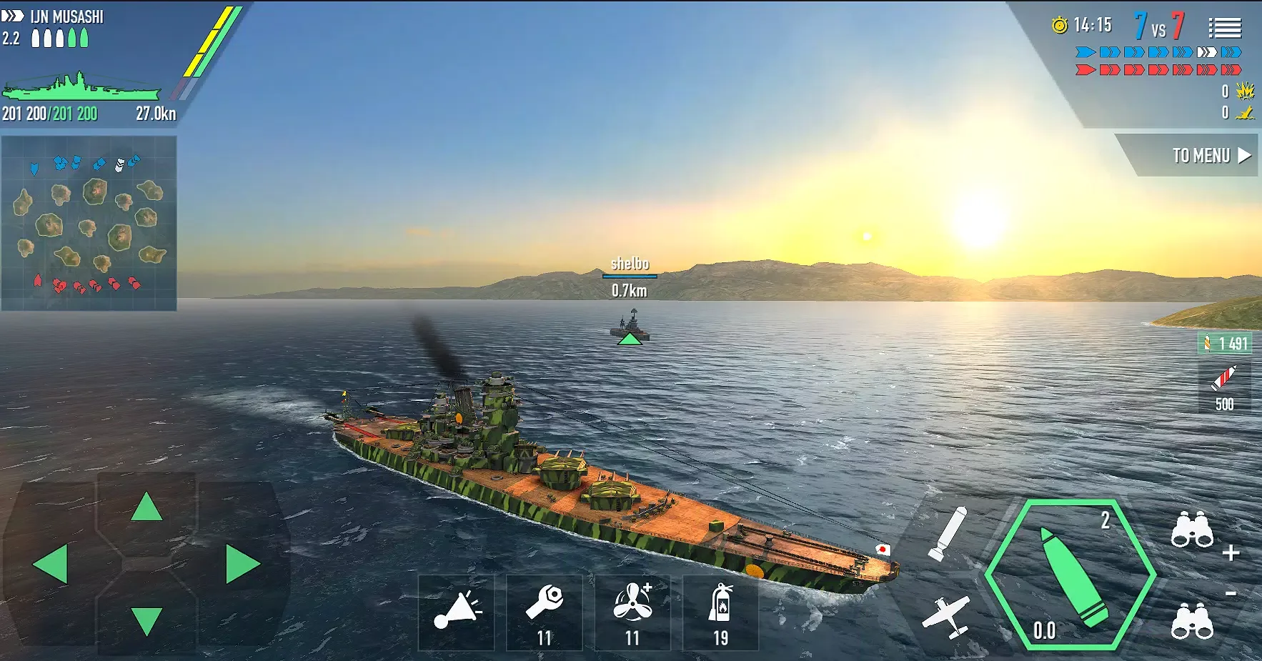 Battle of Warships: Naval Blitz screenshot 2