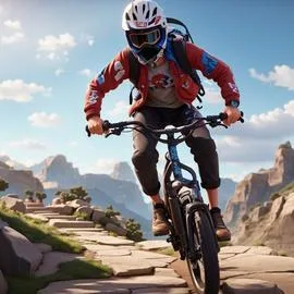 Mountain Bicycle Games 3D Android app icon
