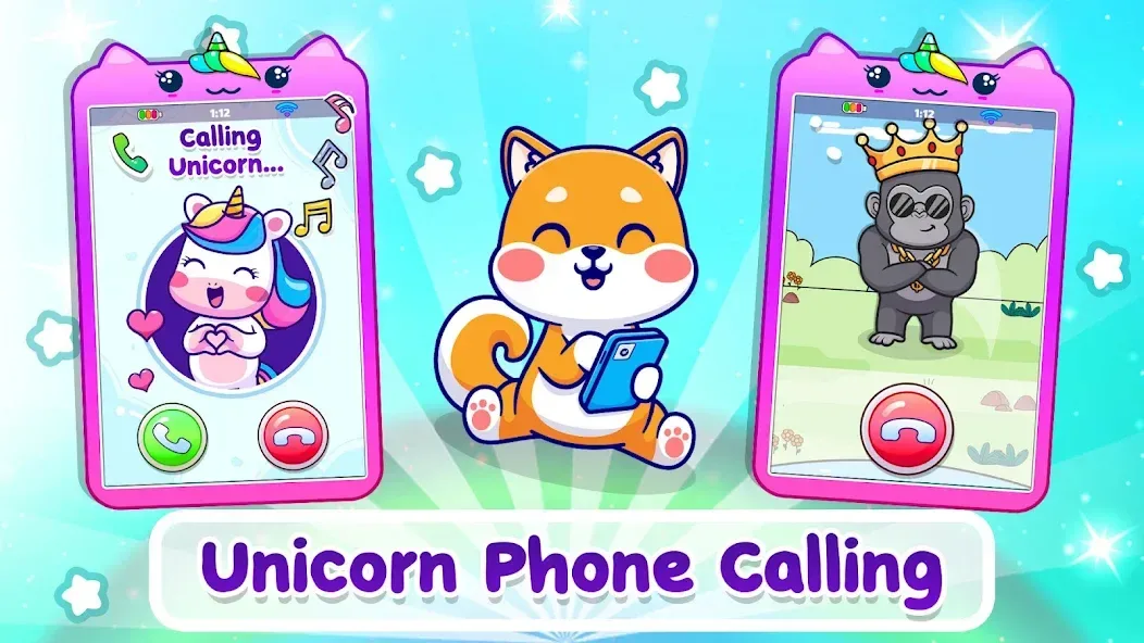 Unicorn phone mobile toy games screenshot 3