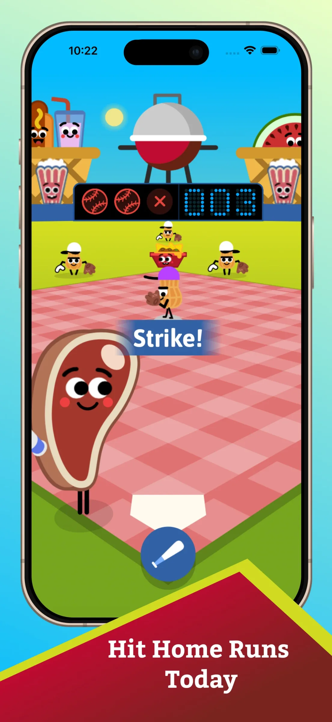 Doodles Baseball Game screenshot 1
