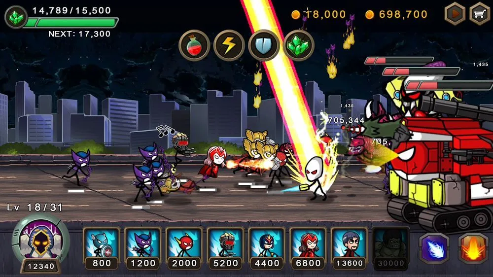 HERO WARS: Super Stickman Defense screenshot 2