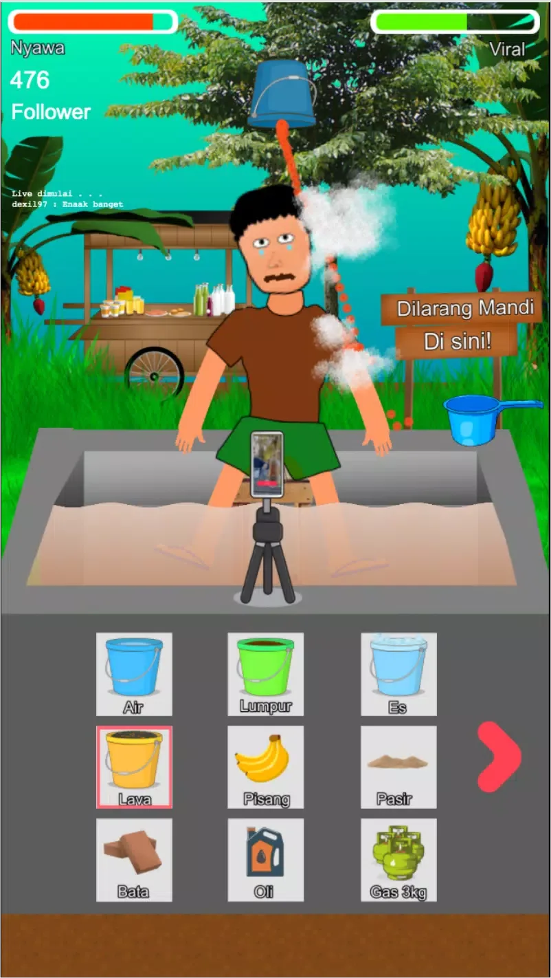 Mandi lumpur viral Simulator screenshot 4