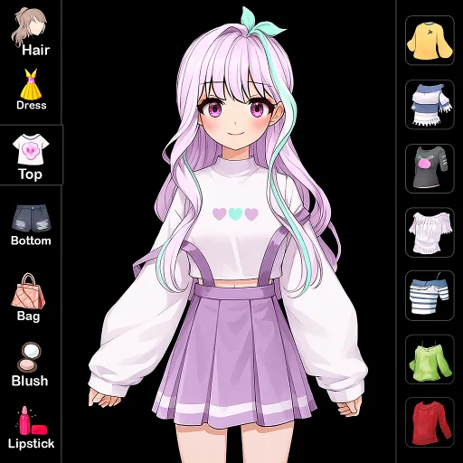Anime Dress Up and Makeup Game icon