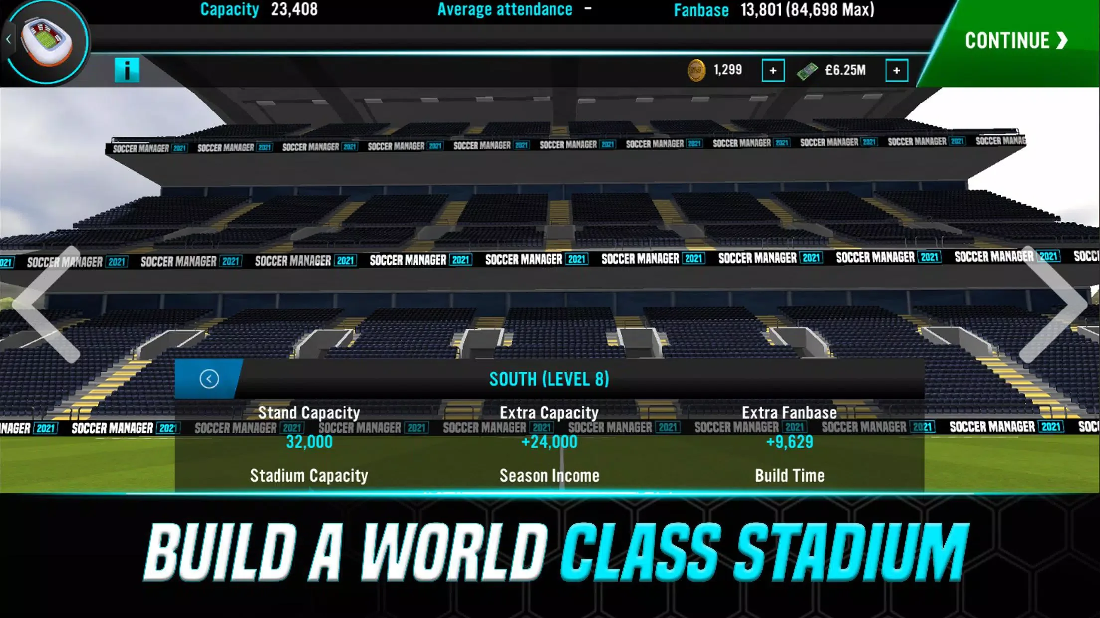 Soccer Manager 2021 - Game Manajemen Sepak Bola screenshot 1