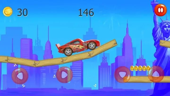 Ultimate Lightning Mcqueen Race screenshot 3