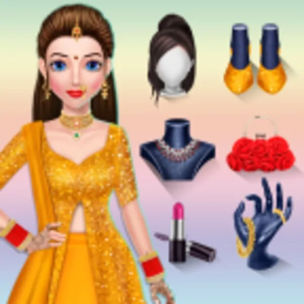 Indian Wedding: DressUp Makeup (Android) icon