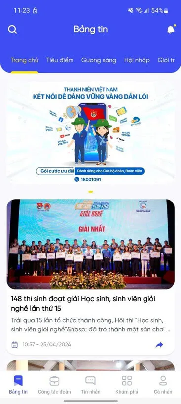 Thanh niên Việt Nam screenshot 1