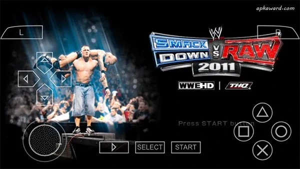 WWE SmackDown Vs. RAW 2011 PSP screenshot 1