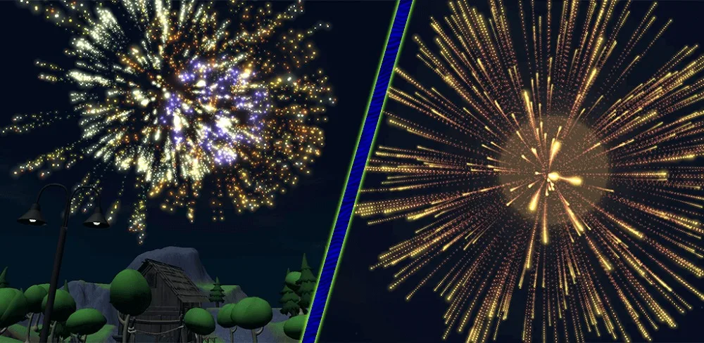 Fireworks Simulator 3D screenshot 1
