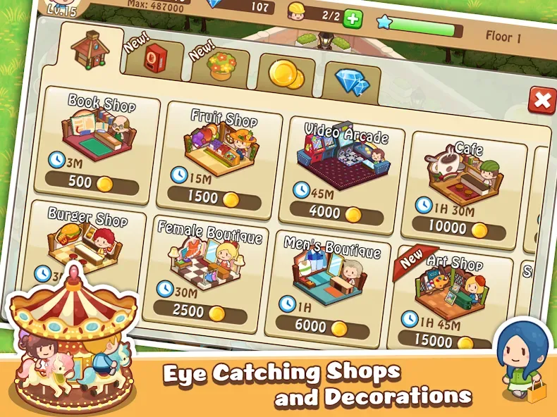 Happy Mall Story screenshot 2