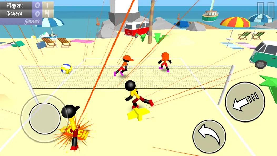StickMan Volleyball 2016 screenshot 5
