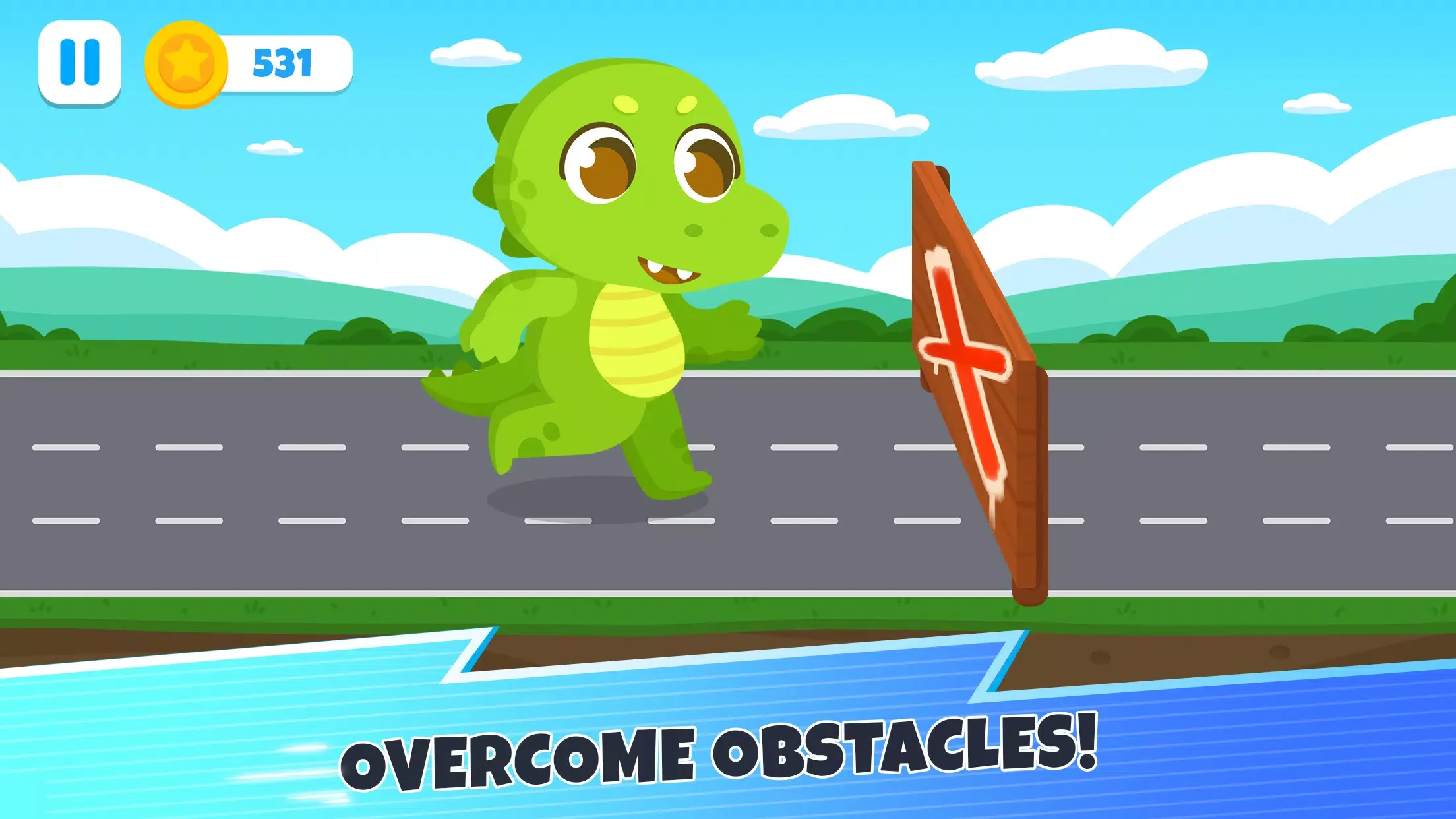 Animal racing games for kids screenshot 2