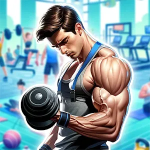 Fitness Gym Simulator Fit 3D Android app icon